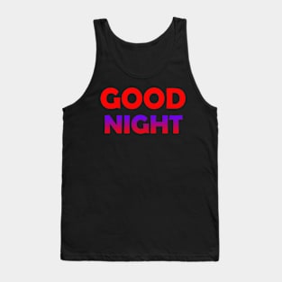 good night art design Tank Top